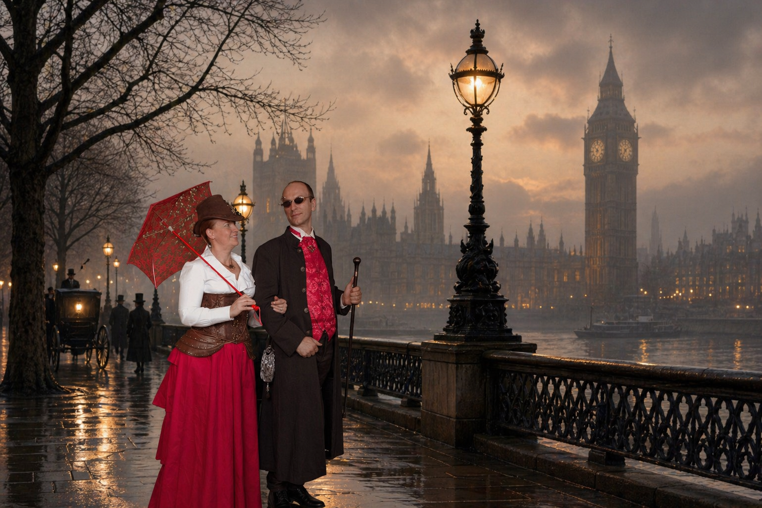 Lord and Lady McKraken by Thames